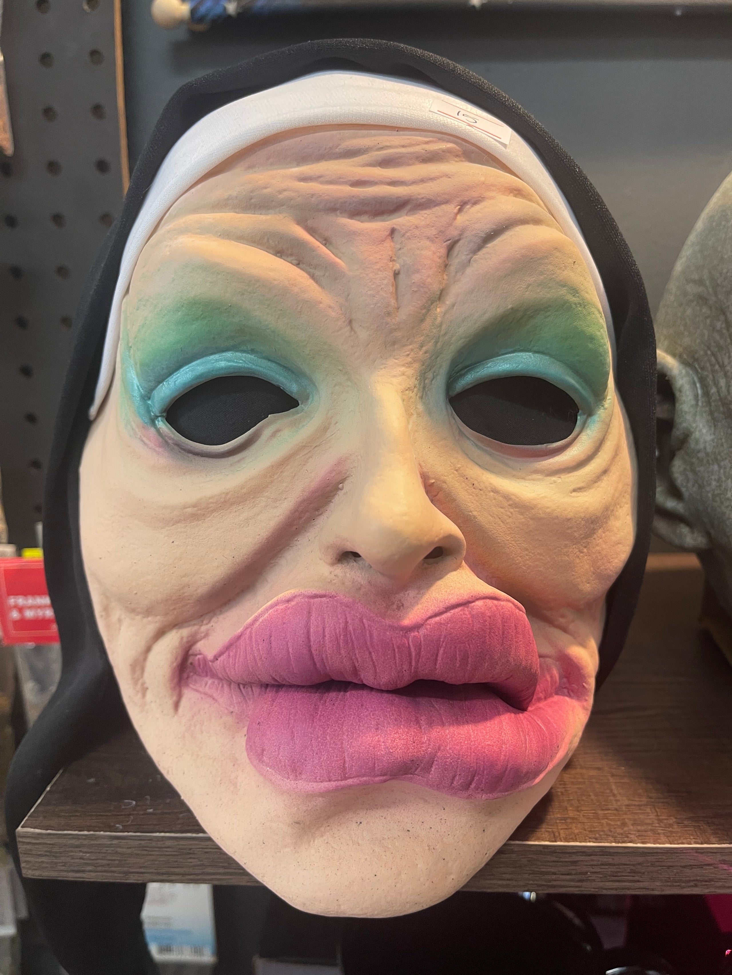 Big Lips Nun Mask Cosmic